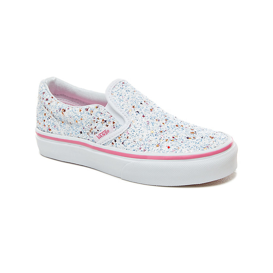 Vans glitter stars slip on discount